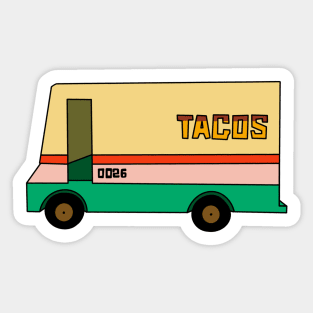 Taco Truck Sticker